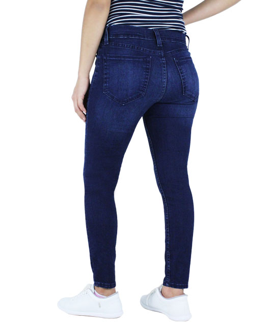 Jeans para mujer corte skinny azul marino - BJW064 - Jeans para hombre y  mujer | Innermotion tienda en línea