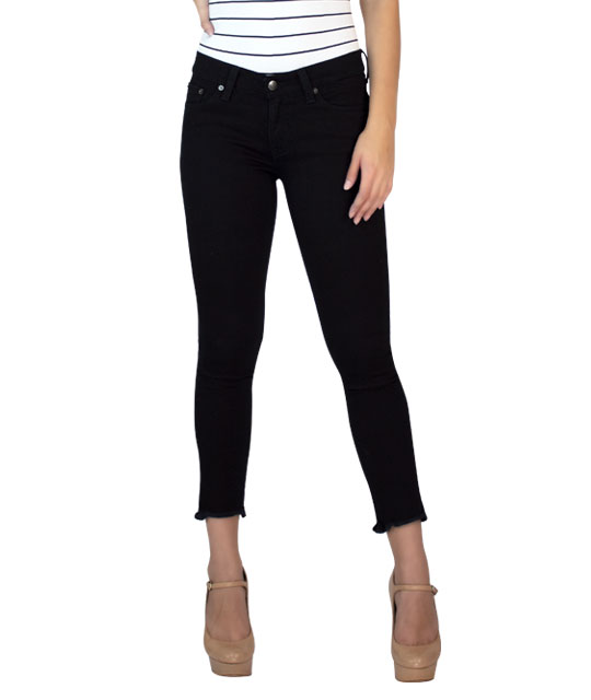Jeans para mujer corte skinny negro - 1325 - Jeans para hombre y mujer |  Innermotion tienda en línea