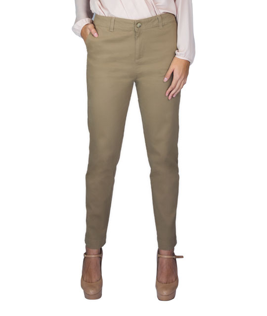 Pantalón mujer corte chino con bolsillos SHEEGO - Venca - 039047