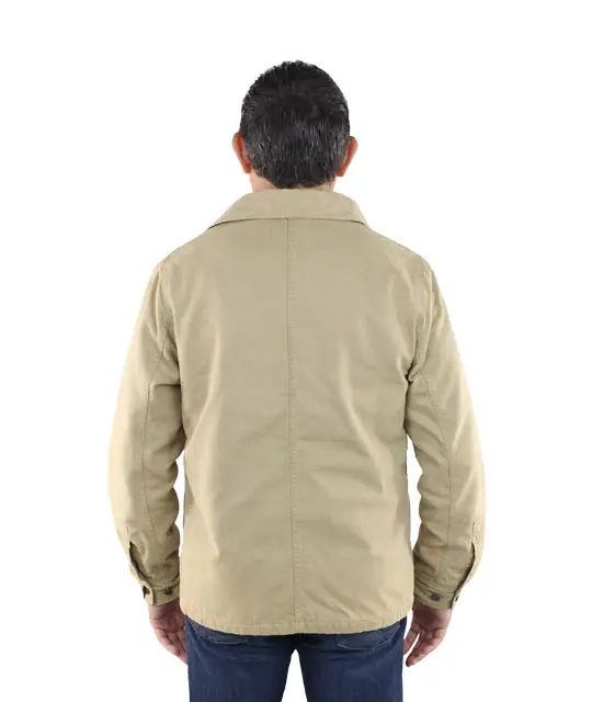 Chamarra Gabardina Con Forro Hombre GB002